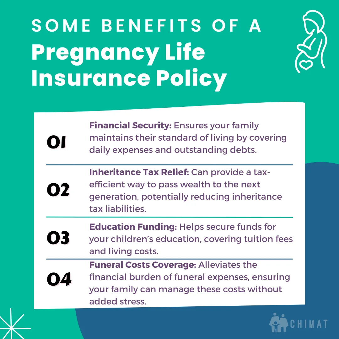 Maternity and pregnancy life insurance benefits