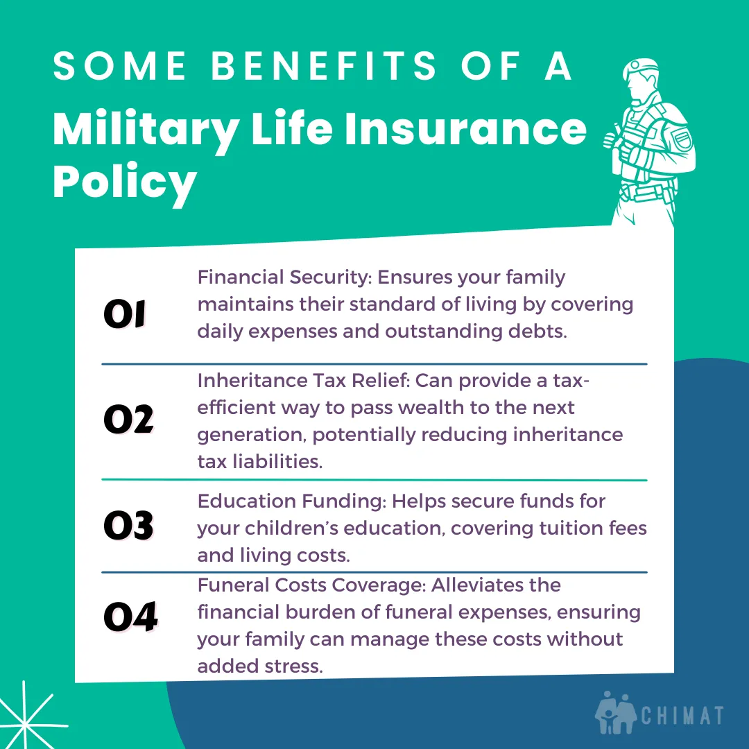 benefits of army, navy and air force cover